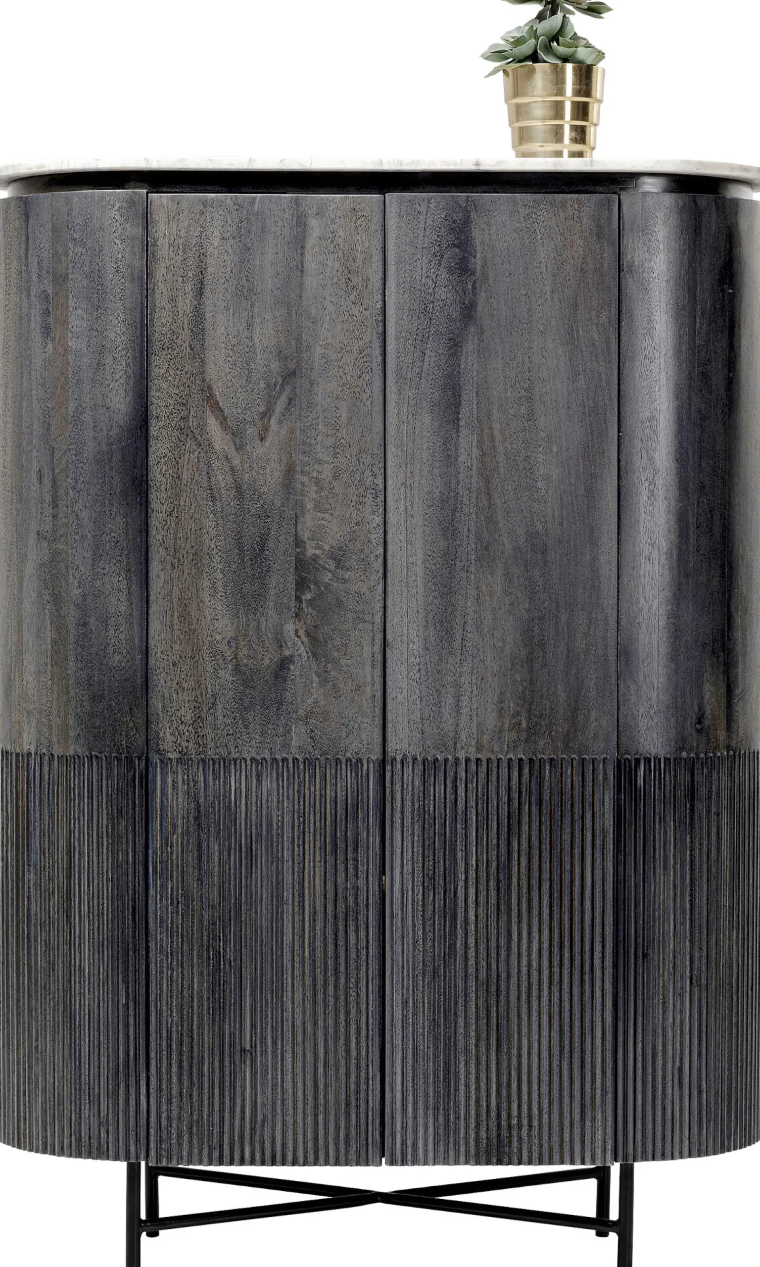 Komoda Glenn 100x138 cm ciemnoszara