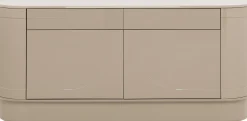 Komoda Glossy Taupe 160x76cm