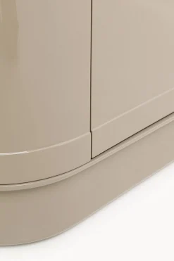 Komoda Glossy Taupe 160x76cm