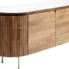 Komoda Grace 160x78 cm drewno mango - blat marmur