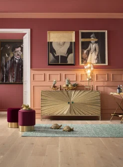 Komoda Illumino 160x80 cm złota
