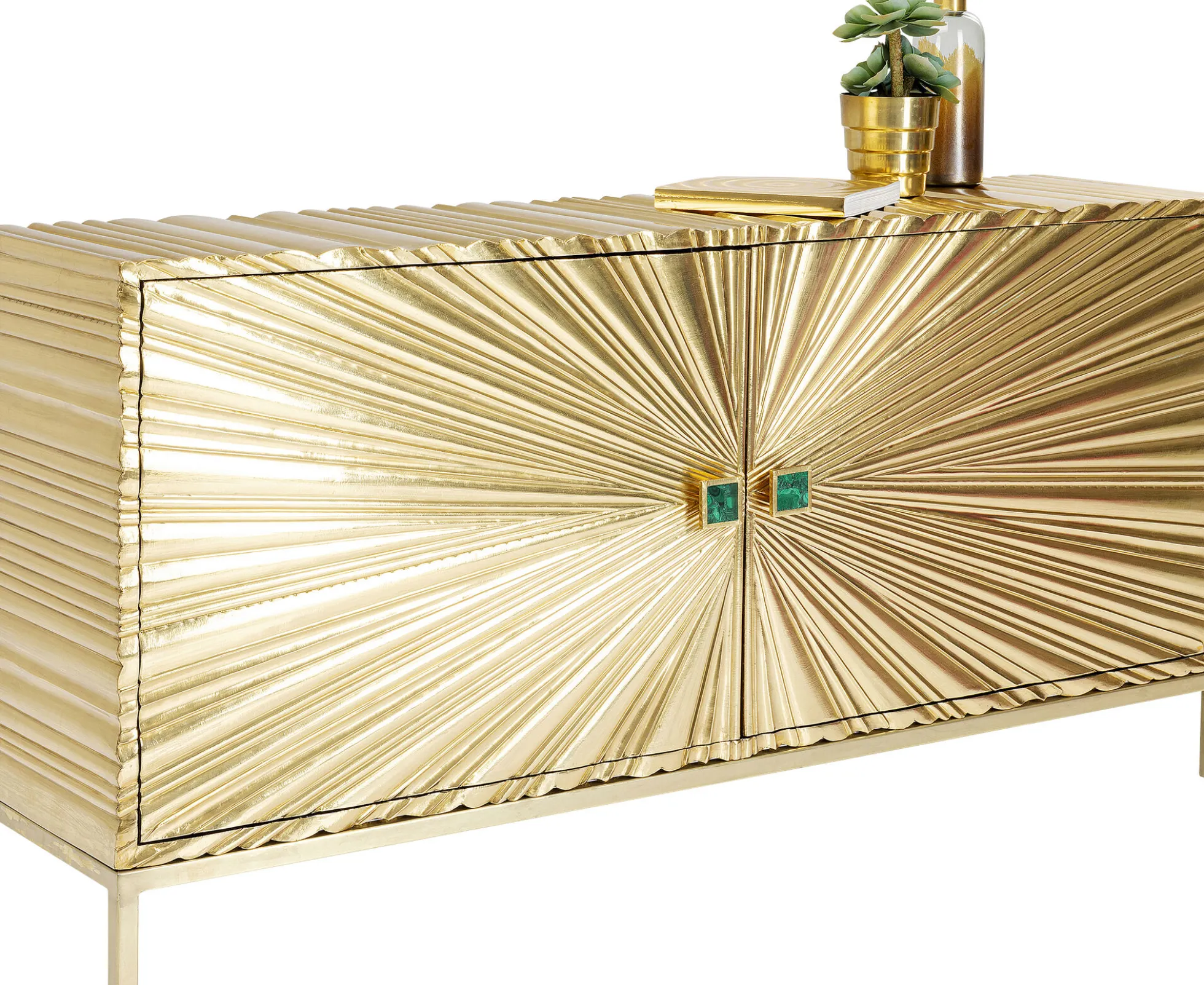 Komoda Illumino 160x80 cm złota