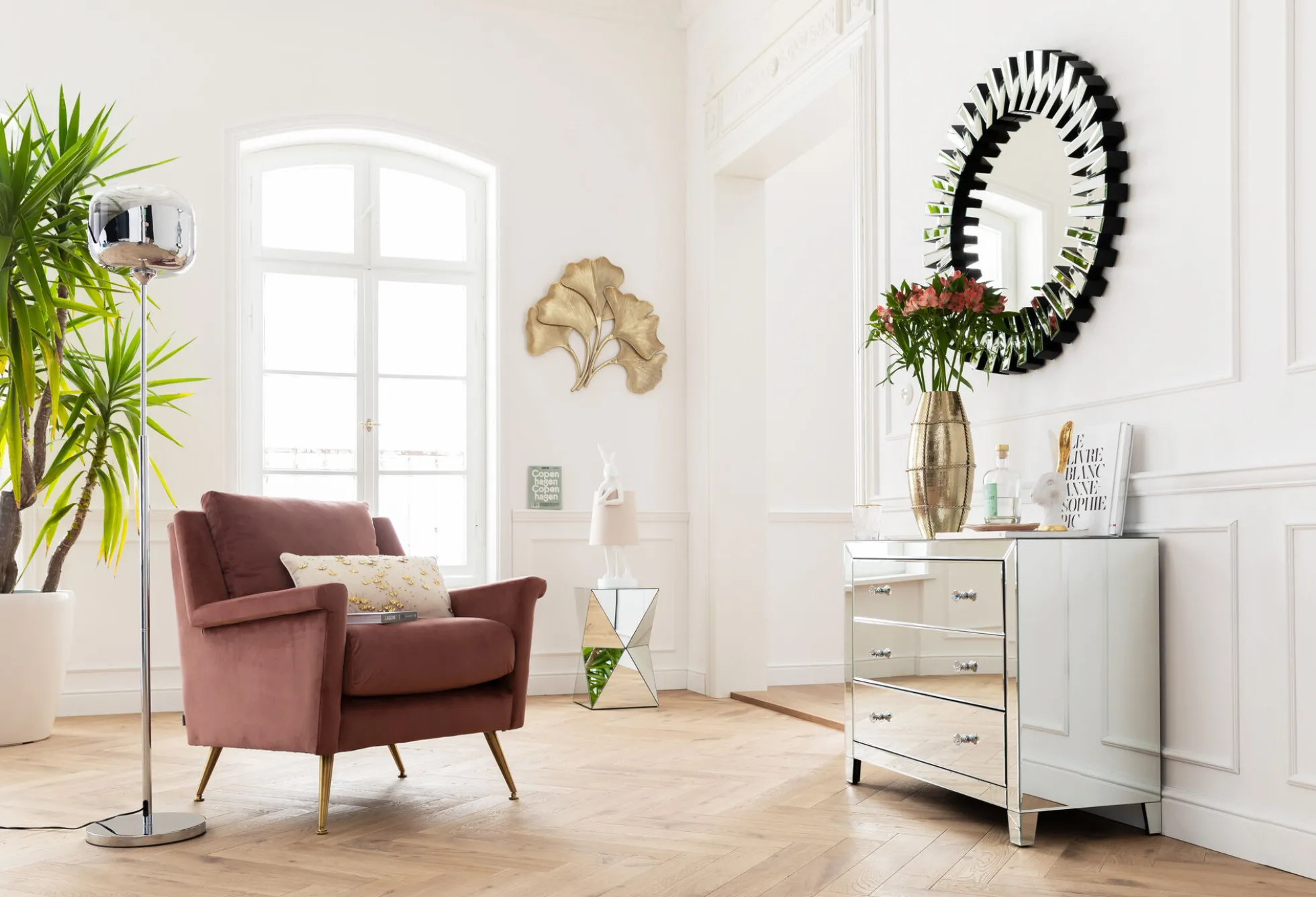 Komoda Luxury 91x74 cm lustrzana