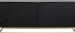 Komoda Madeira 177x75 m ciemnobrązowa
