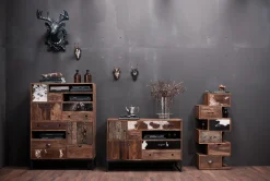 Komoda Rodeo Zick Zack 50x120 cm drewniana
