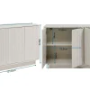 Komoda Stucco 152x80cm