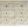 Komoda szampańska z 6 szufladami glamour 108 x 38 cm