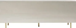 Komoda Venice Triangle 180x64 cm srebrno złota