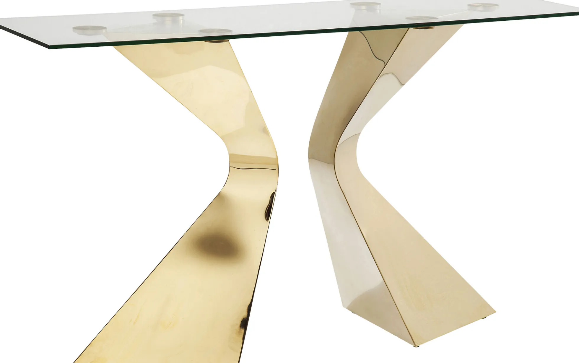 Konsola Gloria 145x45 cm złota