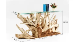 Konsola Roots 150x40 cm drewniana