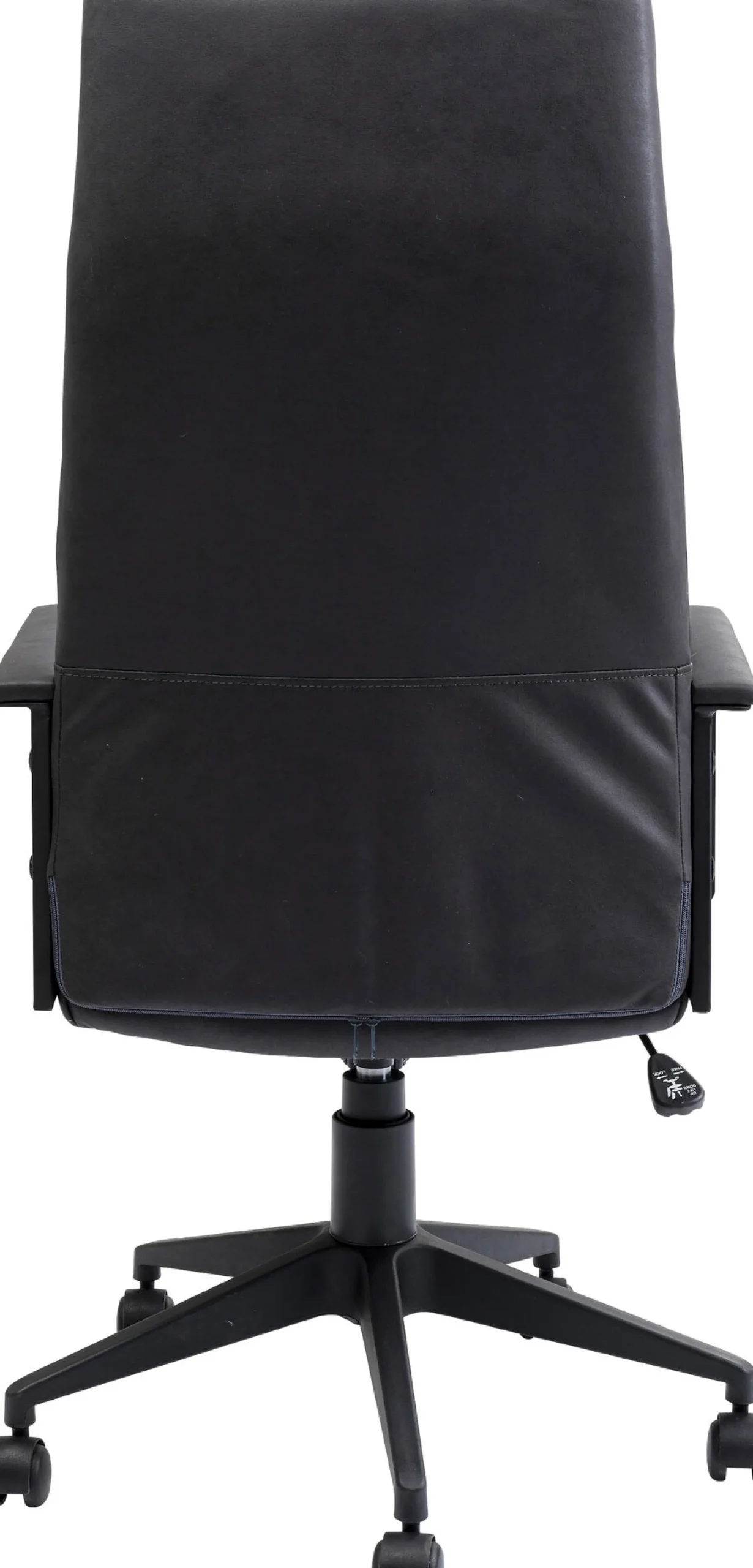 Krzesło biurowe Labora High 58x128 cm czarne
