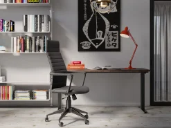 Krzesło biurowe Labora High 58x128 cm czarne