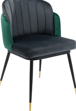 Krzesło Hojas 52x80 cm szaro-zielone