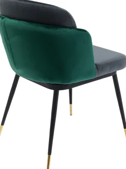 Krzesło Hojas 52x80 cm szaro-zielone