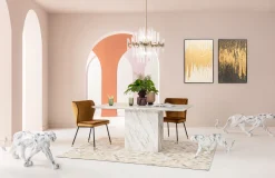 Krzesło Irina 50x87 cm brązowe