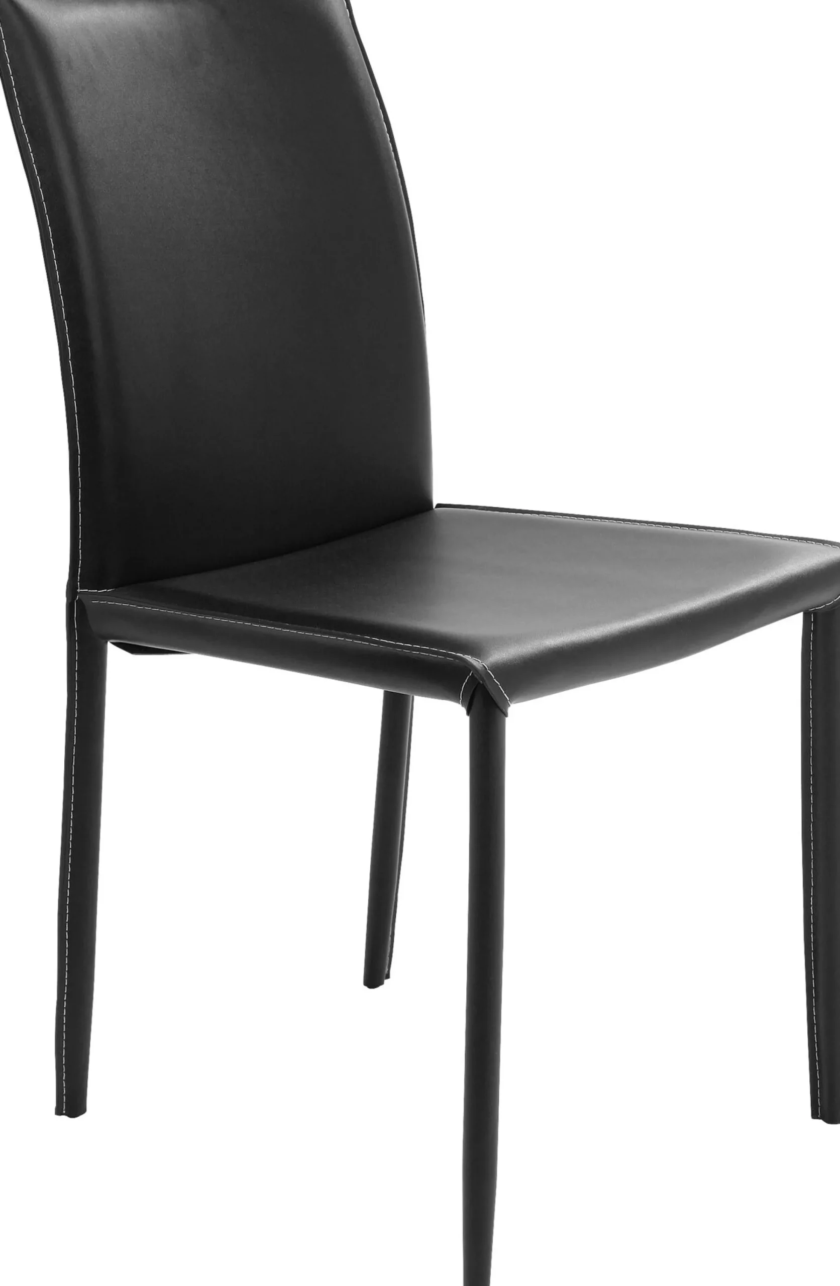 Krzesło Milano 47x91 cm czarne