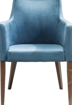 Krzesło Mode Velvet 58x87 cm niebieskozielone