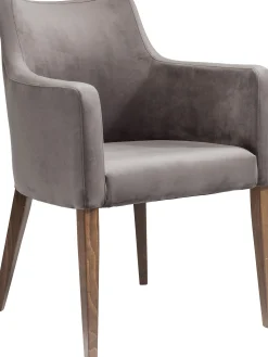 Krzesło Mode Velvet 58x87 cm szare