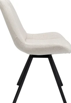 Krzesło obrotowe Baron 57x88 cm kremowe