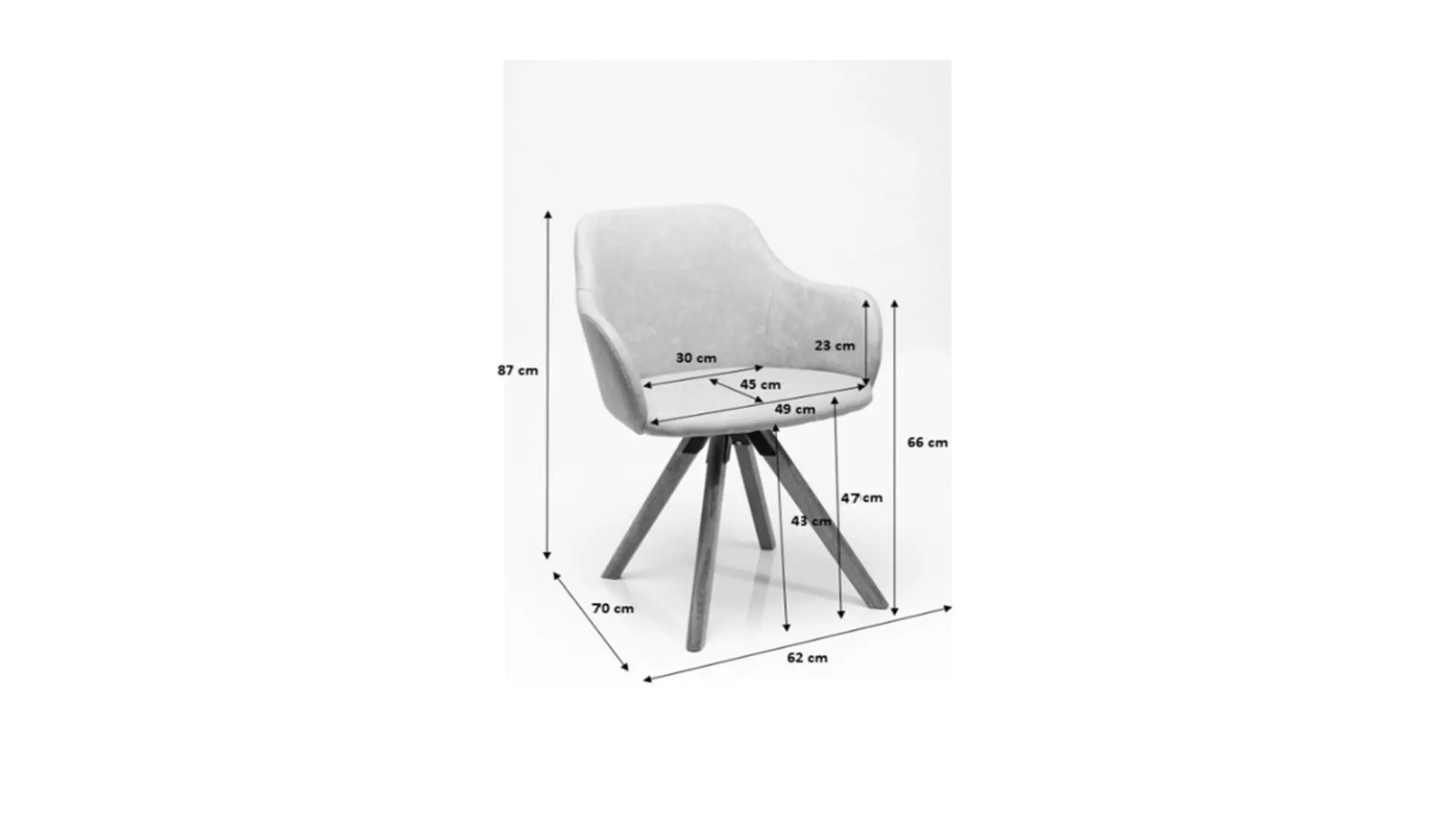 Krzesło obrotowe z podłokietnikami zielone nogi czarne 62x83 cm