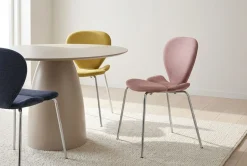 Krzesło Soft Petal musztardowe