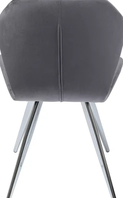 Krzesło Viva Chrome 52x82 cm szare