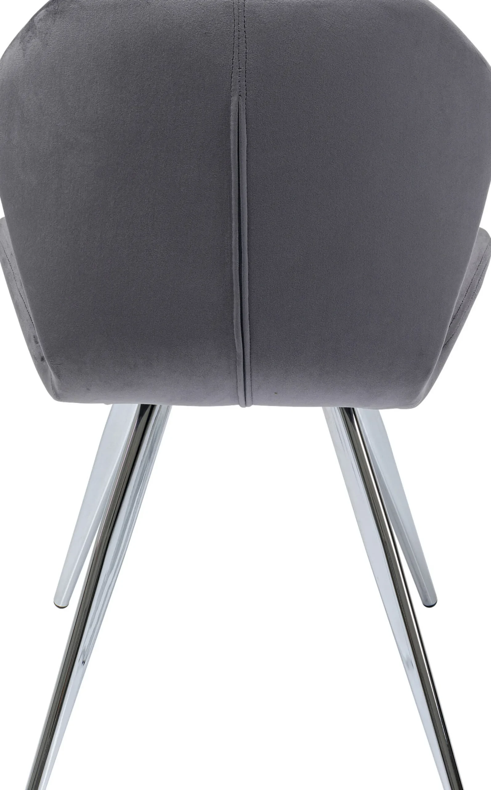 Krzesło Viva Chrome 52x82 cm szare