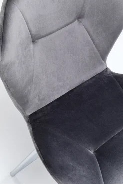 Krzesło Viva Chrome 52x82 cm szare