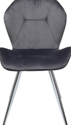 Krzesło Viva Chrome 52x82 cm szare