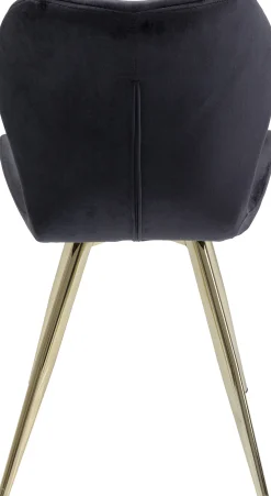 Krzesło Viva 50x82 cm czarne - nogi złote