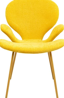 Krzesło z podłokietnikami Soft Blossom Yellow Mono