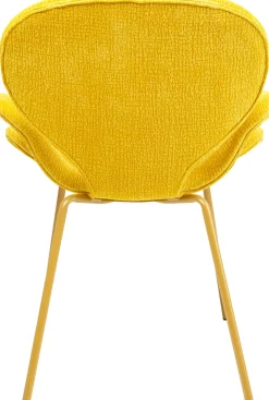 Krzesło z podłokietnikami Soft Blossom Yellow Mono