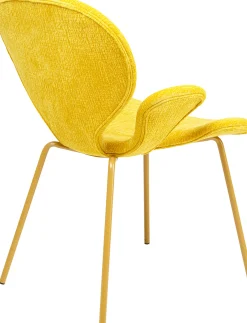 Krzesło z podłokietnikami Soft Blossom Yellow Mono