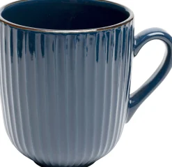 Kubek z uchem ceramiczny niebieski 360 ml