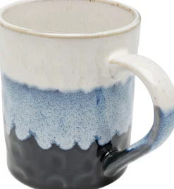 Kubek z uchem kamionka 350 ml dół brązowy