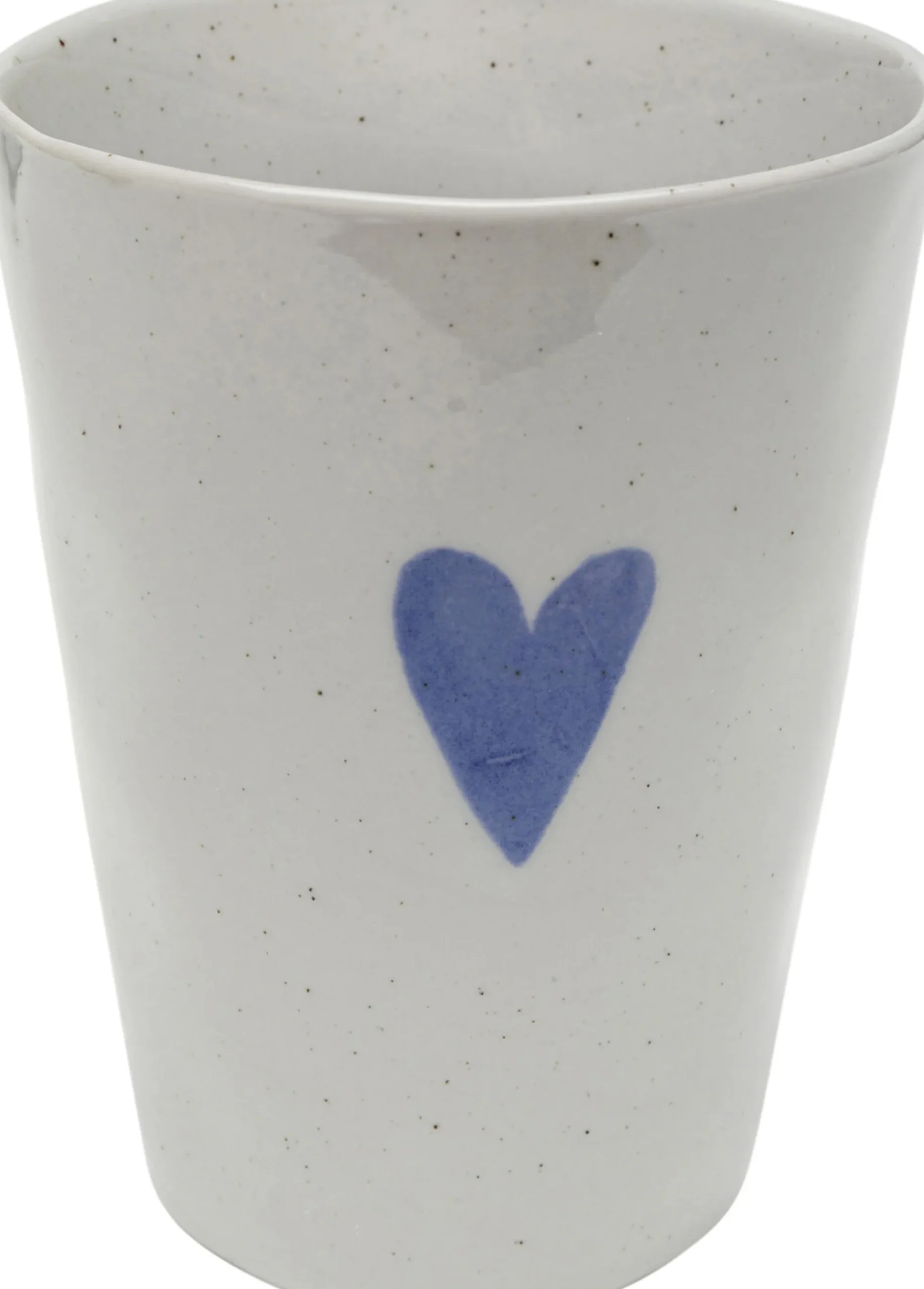 Kubek z uchem motyw niebieskiego serca 350 ml