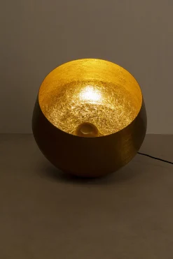 Lampa podłogowa Apollon Smooth Ø50 cm złota