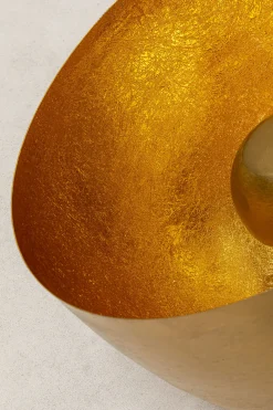 Lampa podłogowa Apollon Smooth Ø35 cm złota