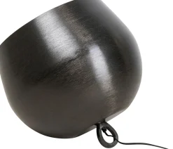 Lampa podłogowa Apollon Smooth Ø50 cm czarna