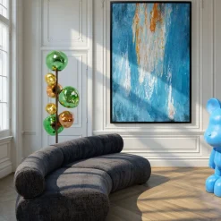 Lampa podłogowa Burbuja Colore 168cm