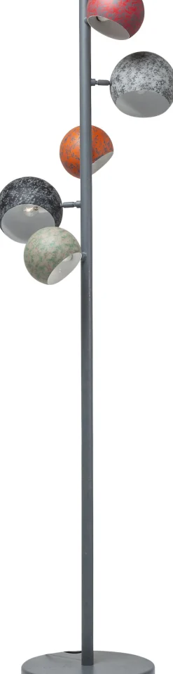 Lampa podłogowa Calotta Antico 5L 40x200 cm kolorowa