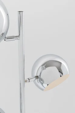 Lampa podłogowa Calotta 40x151 cm srebrna