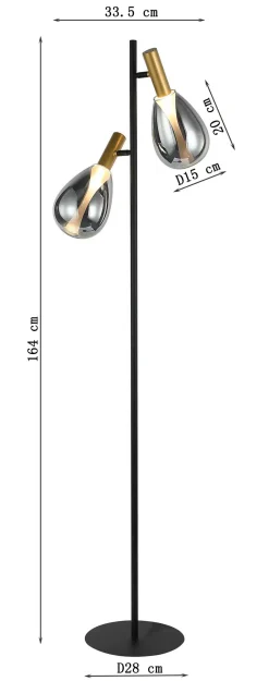 Lampa podłogowa Fari 164cm