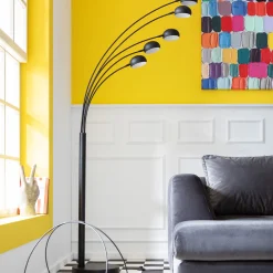 Lampa podłogowa Five Fingers 86x201 cm czarna