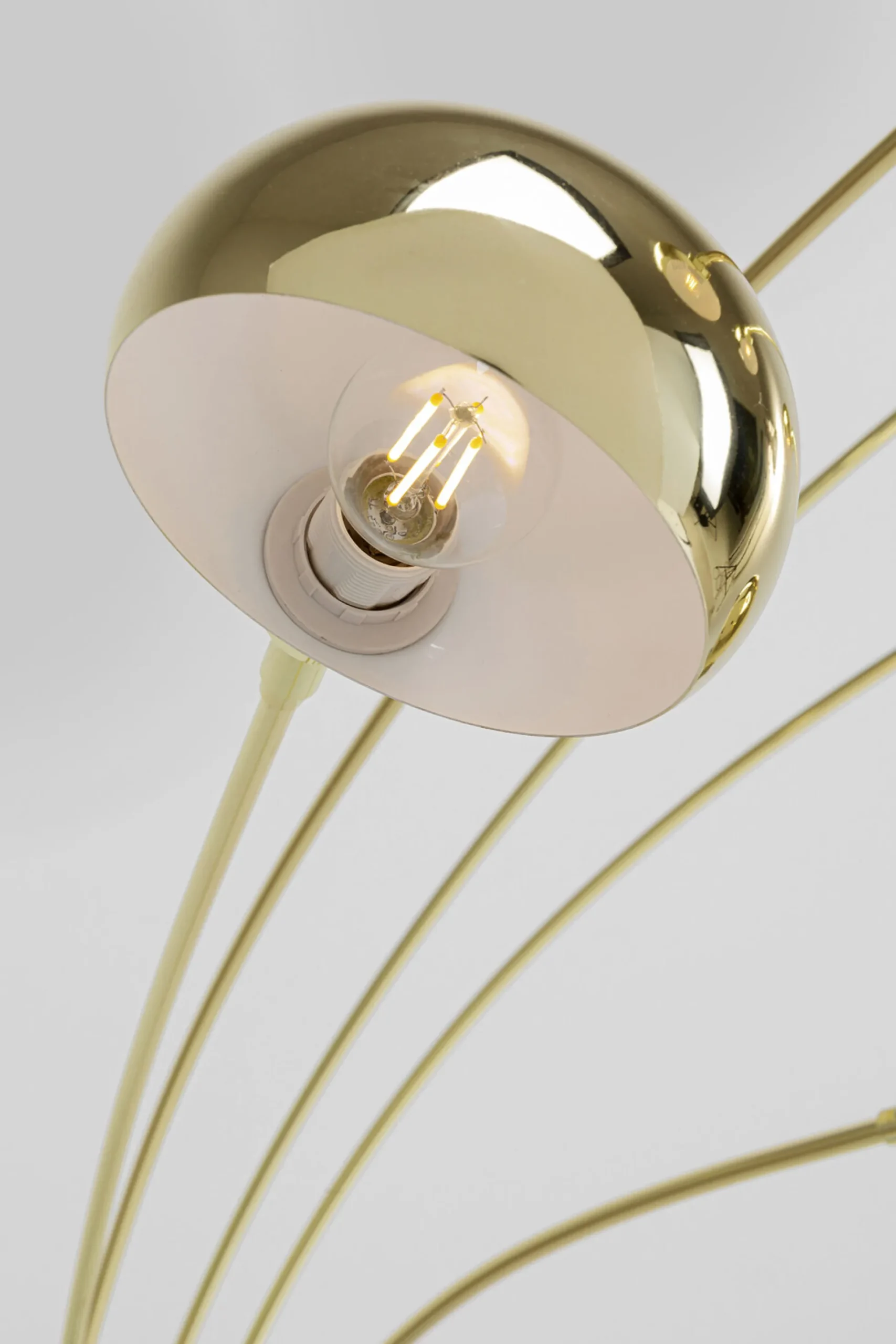 Lampa podłogowa Five Fingers 100x220 cm mosiężna