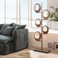 Lampa podłogowa Five Loops 57x173 cm