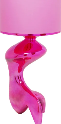 Lampa podłogowa Flow Figure różowa 157cm