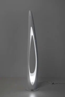 Lampa podłogowa Flow Flame biała 132cm