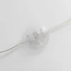 Lampa podłogowa palma brązowa rdzawa strusie pióra 165 cm podstawa złota