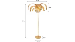 Lampa podłogowa Palmera 90x170 cm złota